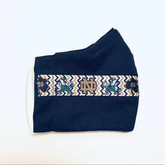 ☘️Notre Dame Men’s Women’s Child Reversible Mask - Picture 5 of 13